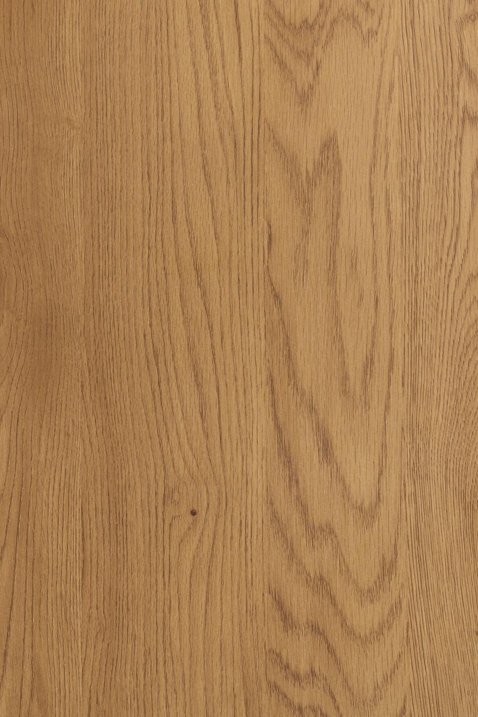 Amble Coffee Table In Brown Oak Melamine Finish And Metal Base 77cm
