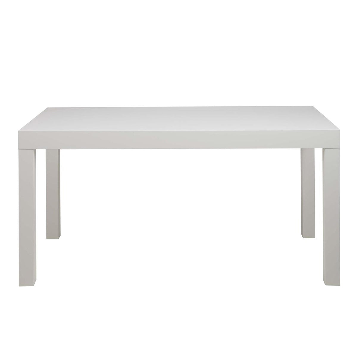 Angela White High Gloss Dining Table With Drawer, Quality Dining Furniture 150x80x76cm