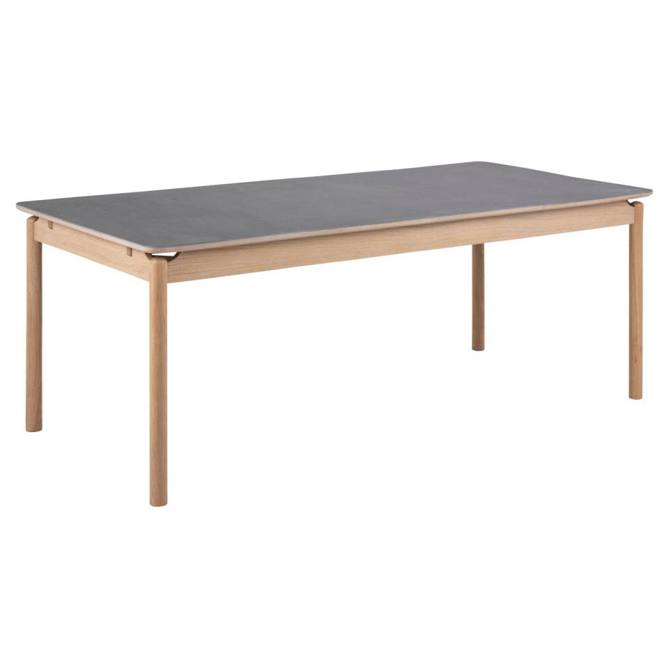 Luxury Large Asbaek Ceramic And Oak Dining Table 200x95x76 cm