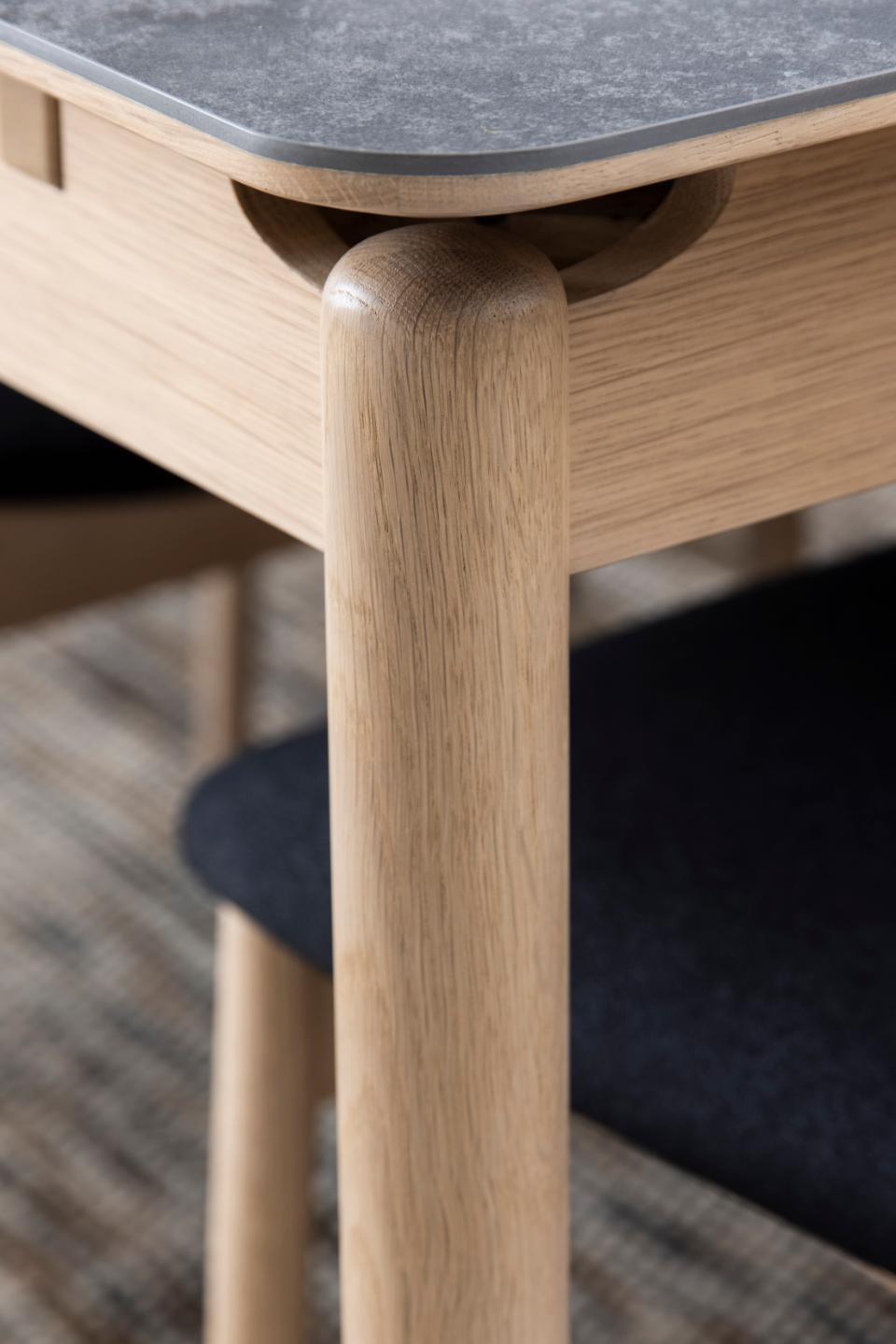 Luxury Large Asbaek Ceramic And Oak Dining Table 200x95x76 cm