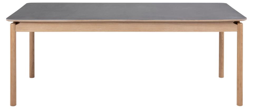 Luxury Large Asbaek Ceramic And Oak Dining Table 200x95x76 cm