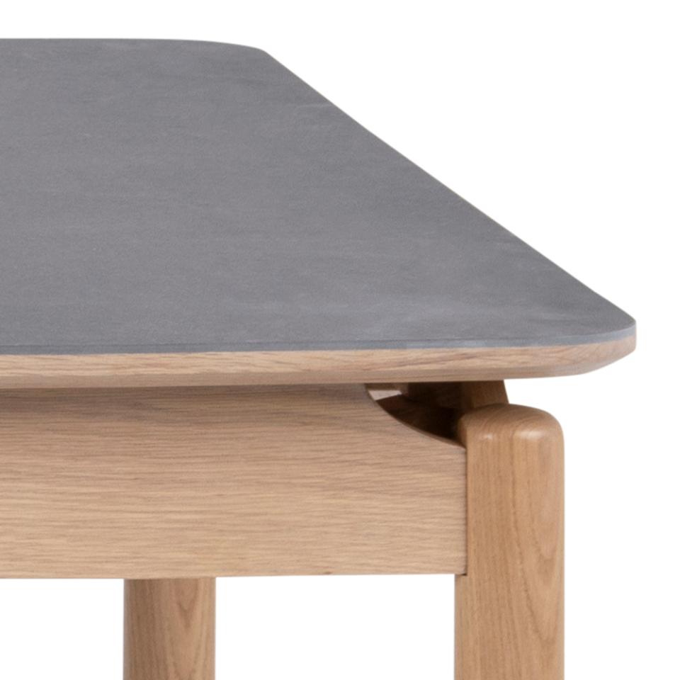 Luxury Large Asbaek Ceramic And Oak Dining Table 200x95x76 cm