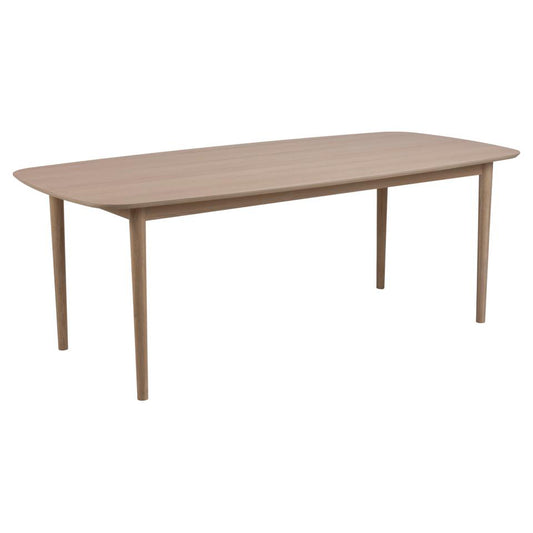 Aston Spacious Oak Dining Table 8 Seater Plus 210x100x75cm