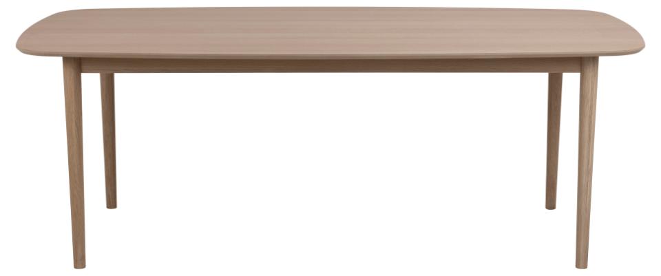 Aston Spacious Oak Dining Table 8 Seater Plus 210x100x75cm