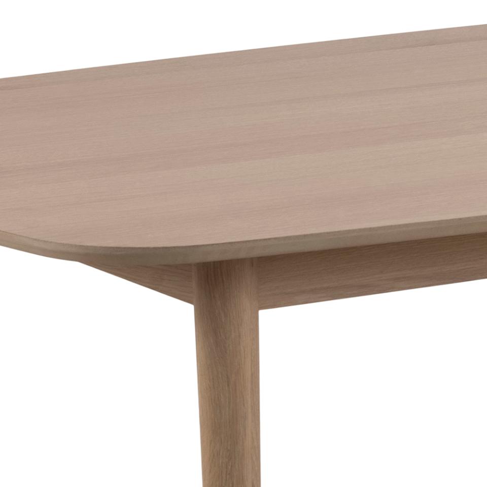 Aston Spacious Oak Dining Table 8 Seater Plus 210x100x75cm