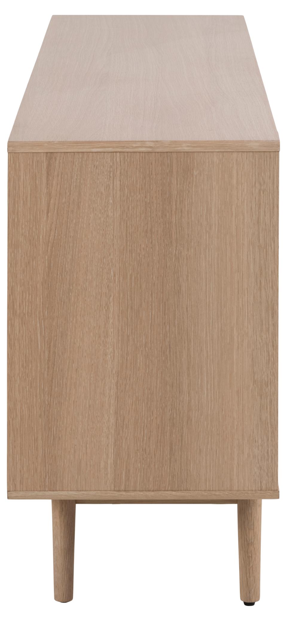 Aston Sideboard Lavish Solid Oak Cabinet With Great Storage And Adjustable Wooden Shelves 160x40x75cm