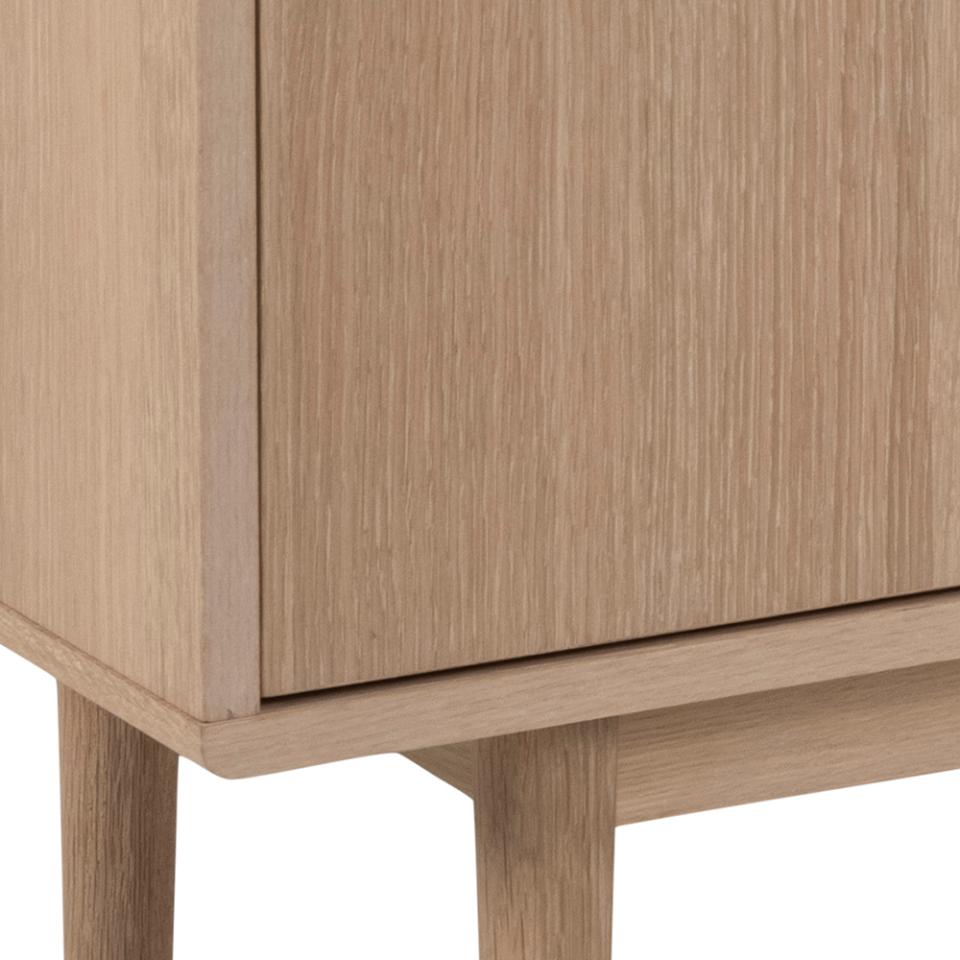 Aston Sideboard Lavish Solid Oak Cabinet With Great Storage And Adjustable Wooden Shelves 160x40x75cm
