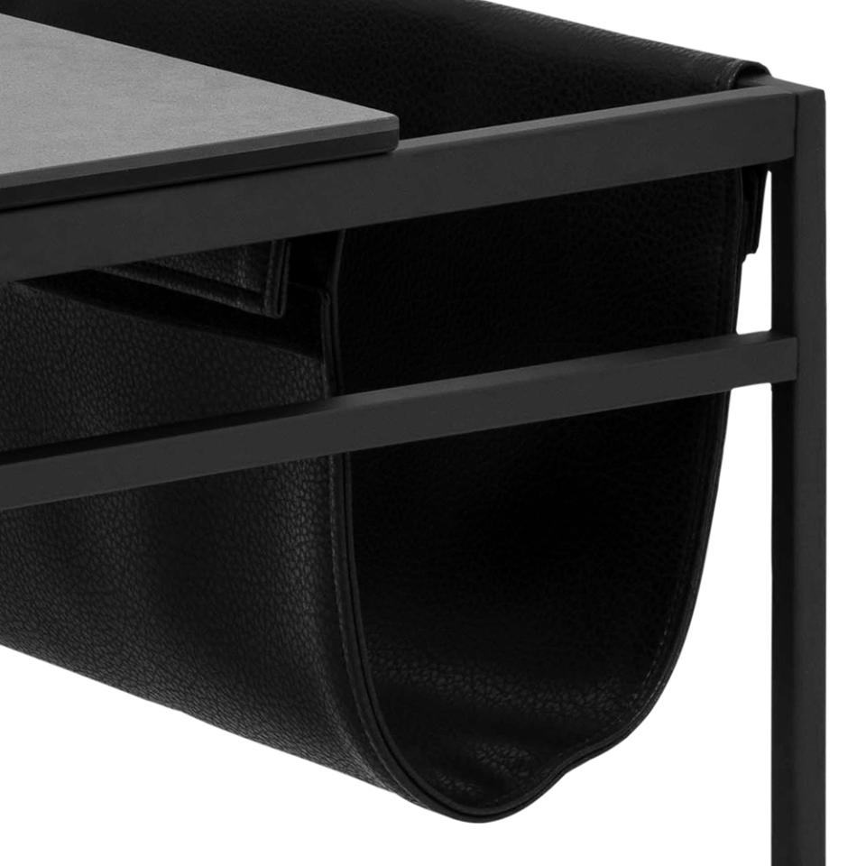 Atalaya Luxury Coffee Table With Pocket In Black Ceramic Or Solid White Marble 115cm
