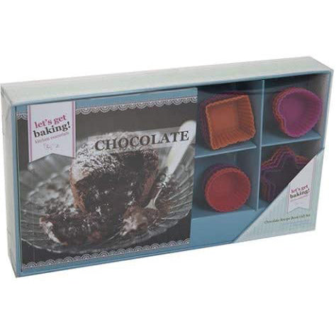 Let's Get Baking Chocolate Recipe Book Gift Set With Tools