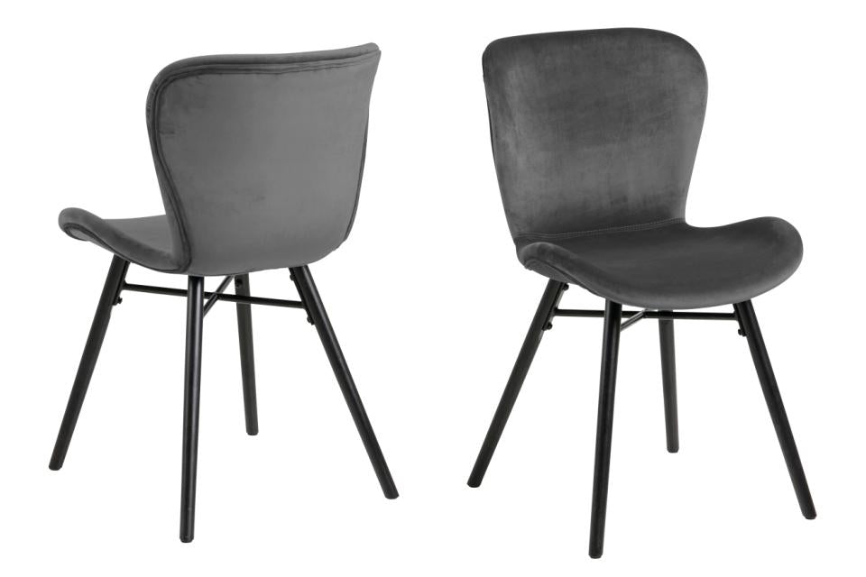 Batilda Copper Brown Fabric Dining Chair, Set Of 2