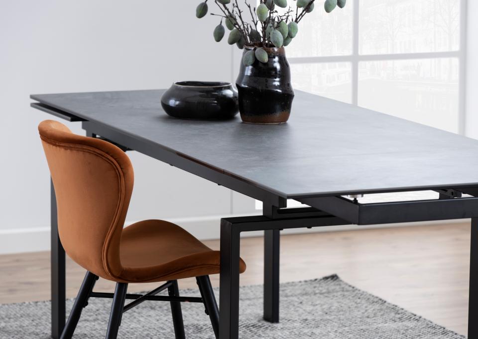 Batilda Copper Brown Fabric Dining Chair, Set Of 2
