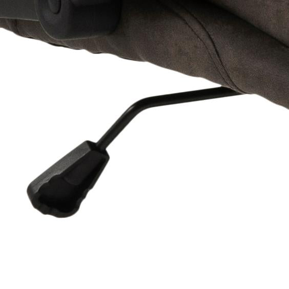 Brad Black Fabric Home Office Desk Chair With Brake Castors, Gas lift, Swivel And Tilt