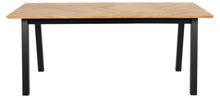 Load image into Gallery viewer, Brighton Oiled Dining Table Stunning Herringbone Oak Veneer Spacious 180 x 95 cm

