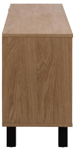 Load image into Gallery viewer, Beautiful Brighton Oak Sideboard Cabinet In Modern Herringbone Design 150x40x71cm
