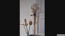 Load and play video in Gallery viewer, Coco Rose Exotic Wooden Flower Bunch In Natural Brown 6 Stems 43cm
