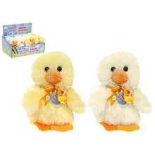 Load image into Gallery viewer, Chirping Chick Toy, Super Cute Fuzzy Soft Fur and Felt Yellow Chicks with Chirping Sound
