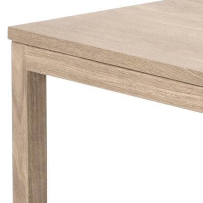 Cornus Square White Oak Coffee Table Versatile Designer Set 70 cm