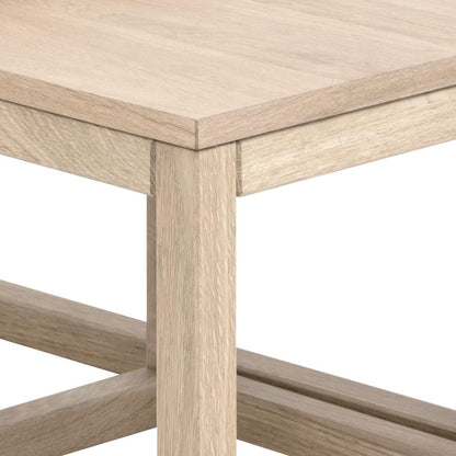 Cornus Square White Oak Coffee Table Versatile Designer Set 70 cm