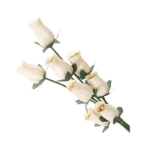 100 Wooden Roses In Many Colours - 100 Single Rose Stems For Creating Bouquets or Displays In Craft Projects and More