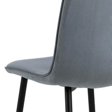 Load image into Gallery viewer, Delmy Dining Chairs In Comfort Fabric Grey, Set Of 4
