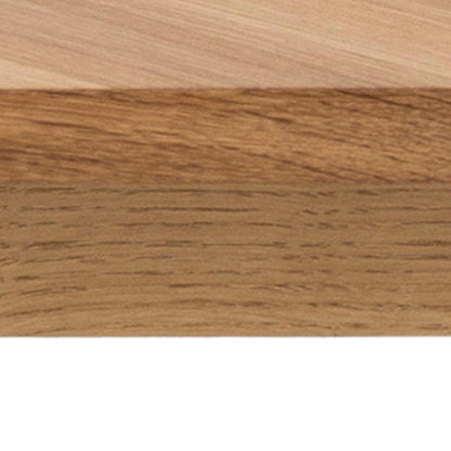 Dorney Coffee Table With Oak Rectangle Herringbone Design 140x70cm