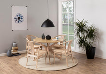 Load image into Gallery viewer, Duncan Desiderio Dining Table With Round Top And Angled Legs, 4 Seats
