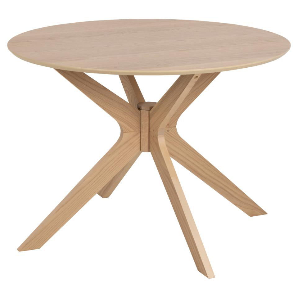Duncan Desiderio Dining Table With Round Top And Angled Legs, 4 Seats