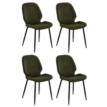 Load image into Gallery viewer, Elegant Femke Olive Green Designer Dining Chair, Set Of 4 Chairs
