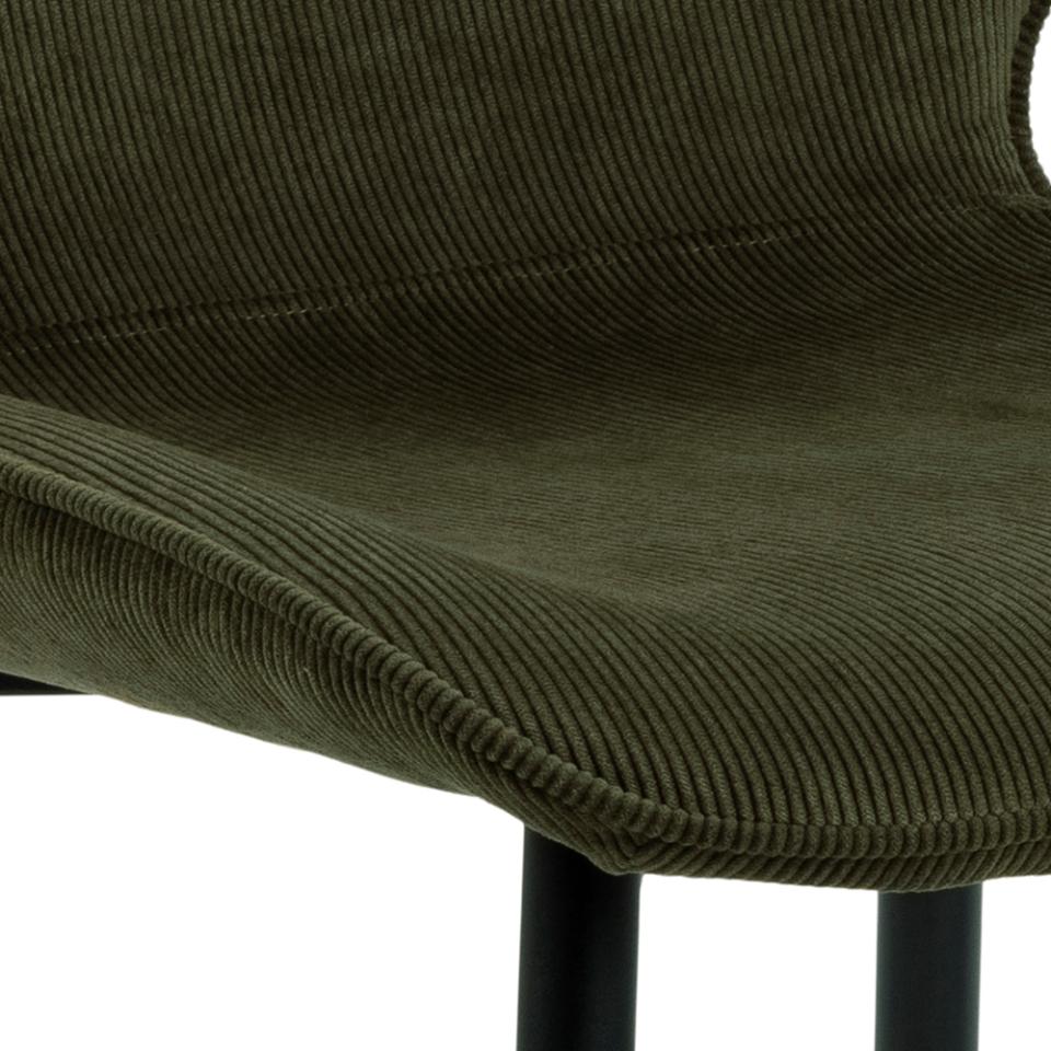 Femke Olive Green Designer Dining Chair, Set Of 4 Chairs