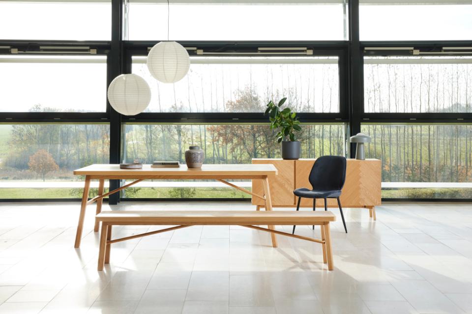 Femke Grey Elegant Anthracite Fabric Designer Dining Chair, Set Of 4 Chairs