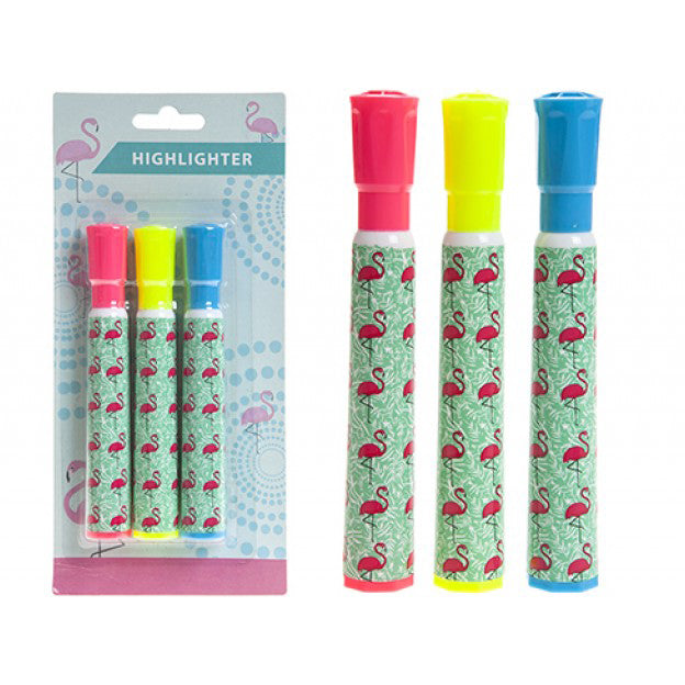 Flamingo Theme Pack of Highlighters