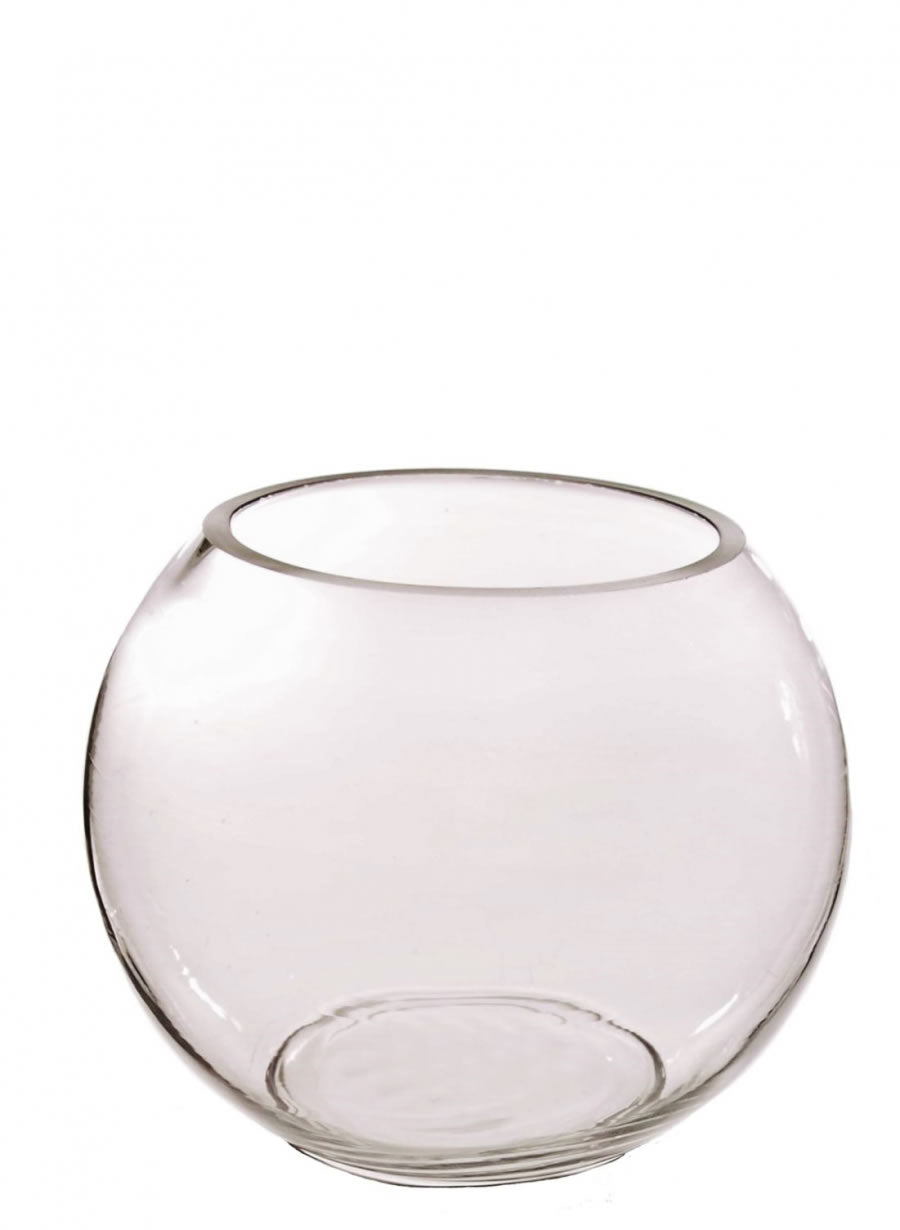 Clear Glass Fish Bowl Vase In A Choices Of Size