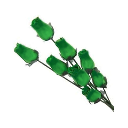 100 Wooden Roses In Many Colours - 100 Single Rose Stems For Creating Bouquets or Displays In Craft Projects and More