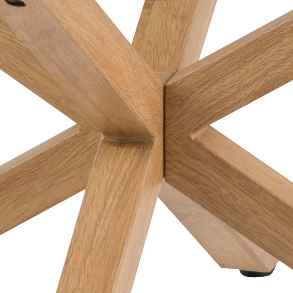 cross section of  a metal coffee table base