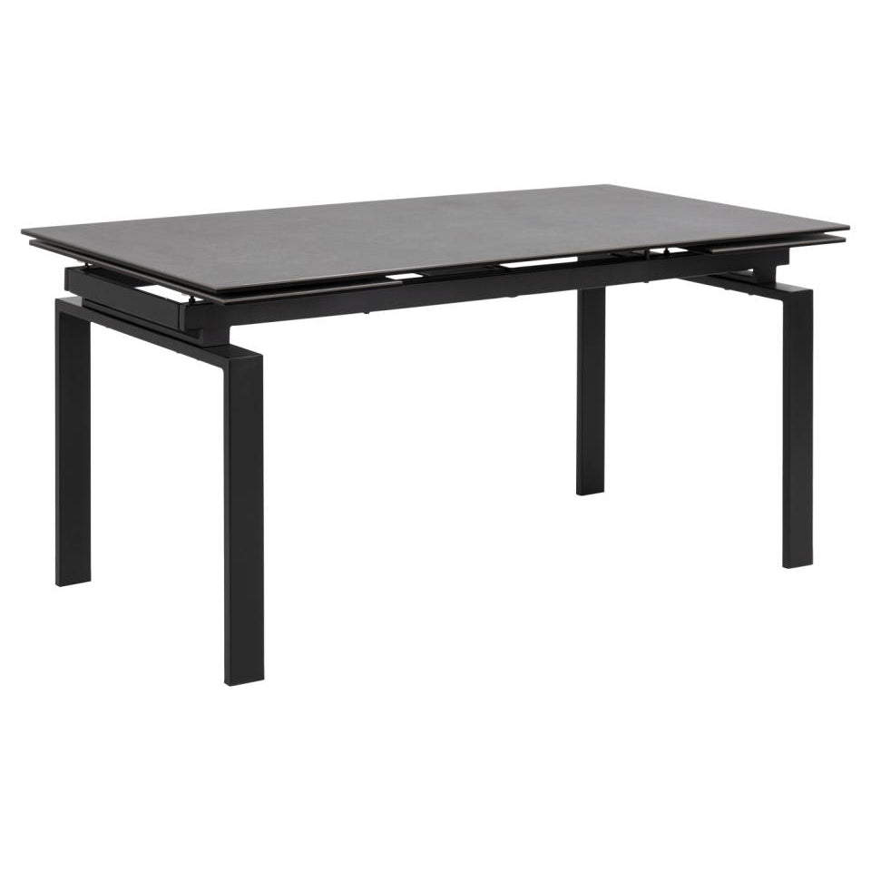 Huddersfield Ceramic Glass Dining Table Large Extending 4-10 Seats 160/240cm