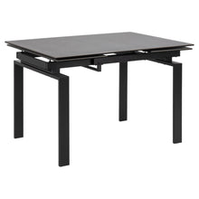 Load image into Gallery viewer, Huddersfield Ceramic Dining Table Extending Designer Black Or White 4-10 Seats 120/200cm
