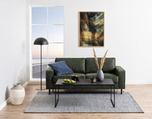 Load image into Gallery viewer, Infinity Coffee Table With Black Marble Print, Square 80x80cm
