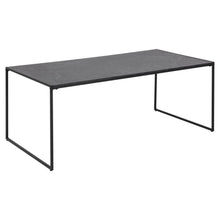 Load image into Gallery viewer, Infinity Coffee Table With Black Marble Print, Rectangle 120x60cm
