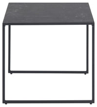 Load image into Gallery viewer, Subtle Design Infinity Black Melamine Marble Print Side Or Lamp Table 50x50x45cm
