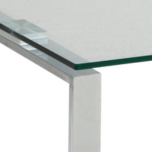 Load image into Gallery viewer, Katrine Coffee Table Set Unique Classy Clear Glass Furniture Range 115x55cm 69x40cm
