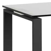 Load image into Gallery viewer, Modern Katrine Console Table With Smoked Glass Top And Metal Chrome Frame 110x40cm
