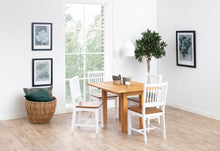 Load image into Gallery viewer, Kenley Extending Oak Dining Table Oil Treated Seats 2-4 100x45/90cm
