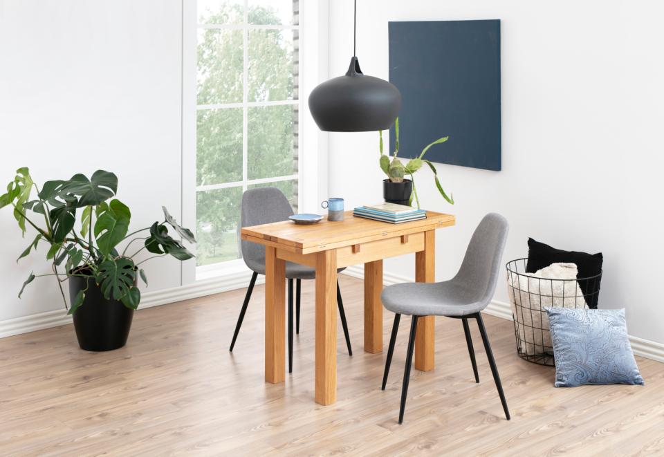 Kenley Extending Oak Dining Table Oil Treated Seats 2-4 100x45/90cm