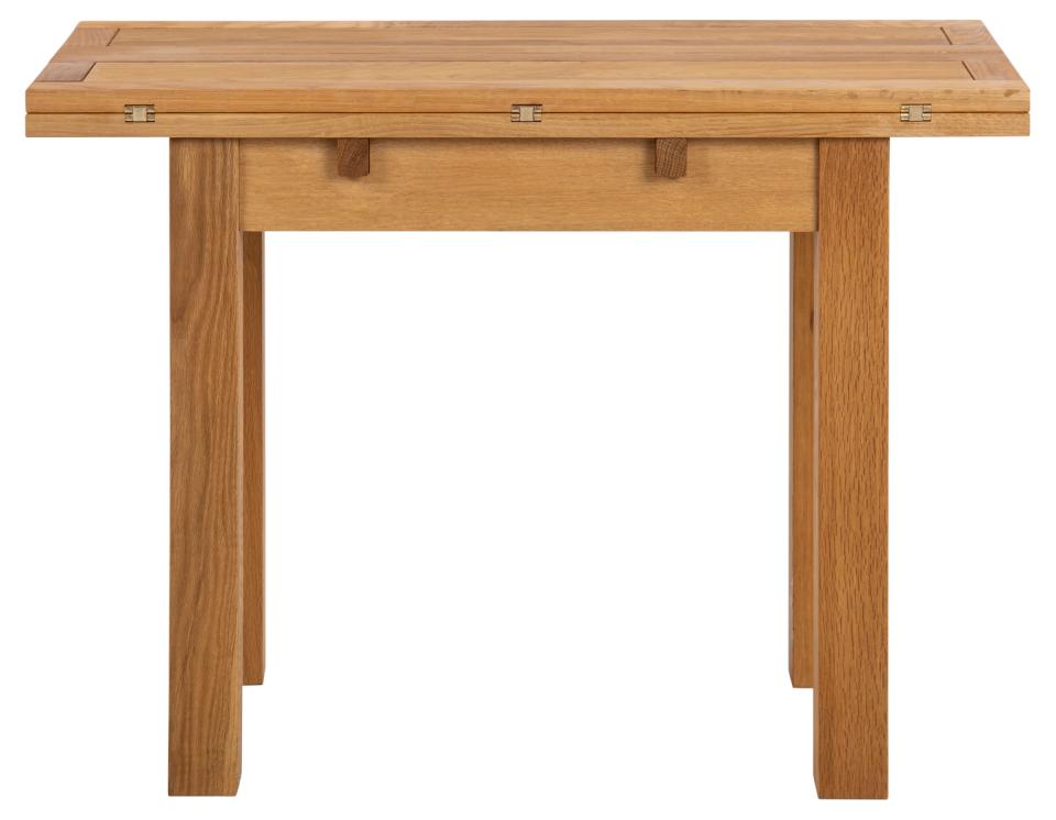 Kenley Extending Oak Dining Table Oil Treated Seats 2-4 100x45/90cm