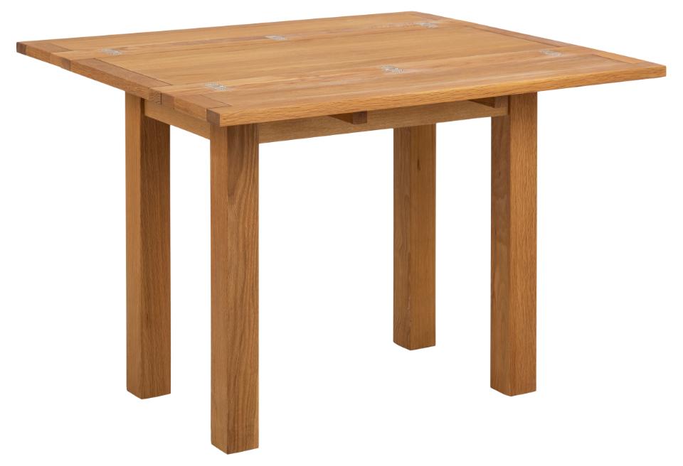 Kenley Extending Oak Dining Table Oil Treated Seats 2-4 100x45/90cm