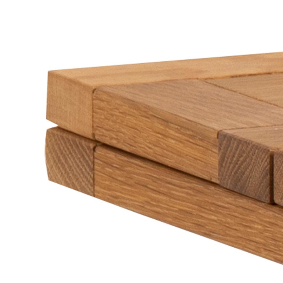 Kenley Extending Oak Dining Table Oil Treated Seats 2-4 100x45/90cm