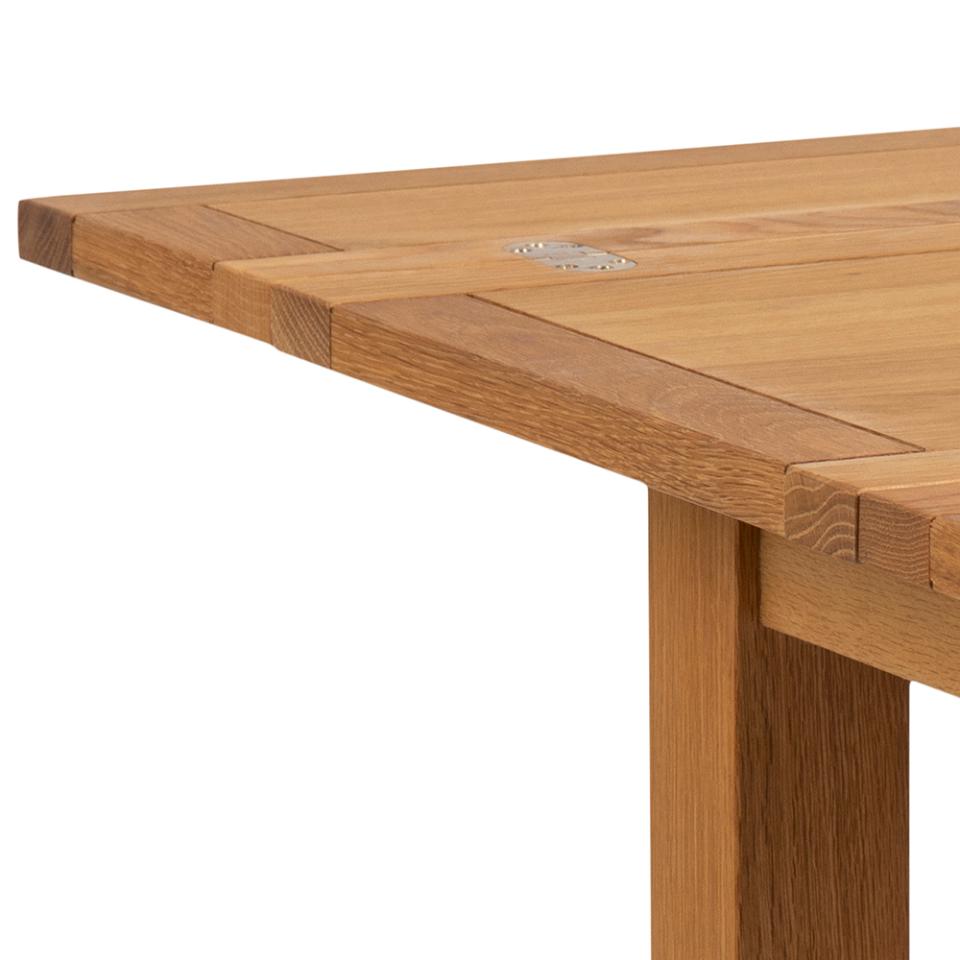 Kenley Extending Oak Dining Table Oil Treated Seats 2-4 100x45/90cm