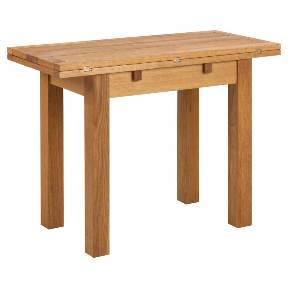 kenley oak fold up dining table by homestreet uk