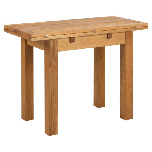 kenley oak fold up dining table by homestreet uk