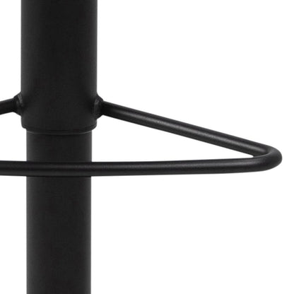 Kimmy Designer Bar Stools, Set Of 2 Brown Fabric Barstools, Adjustable Black Metal Base
